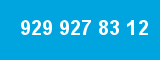 929 927 83 12